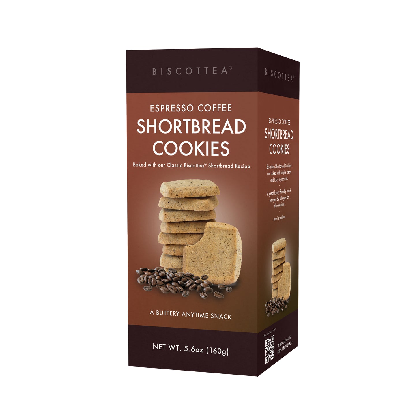 Espresso Coffee Shortbread - Retail Box 6ct