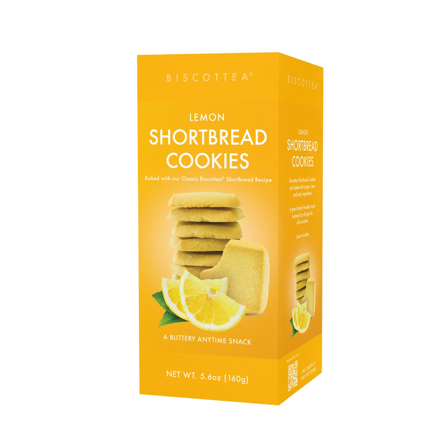 Lemon Shortbread Cookies - Retail Box - 6ct