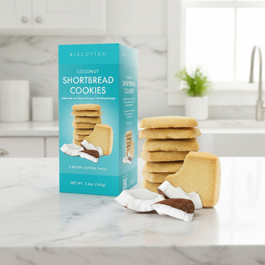 Coconut Shortbread Cookies