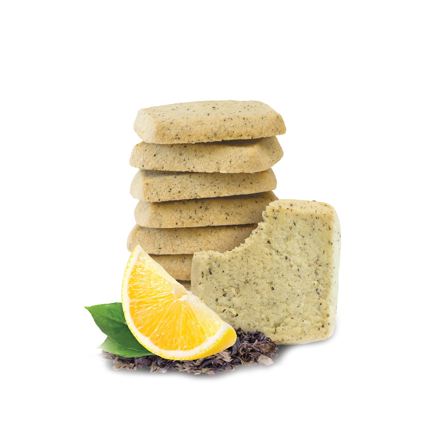 Earl Grey Tea Shortbread Cookies - Retail Box - 6ct