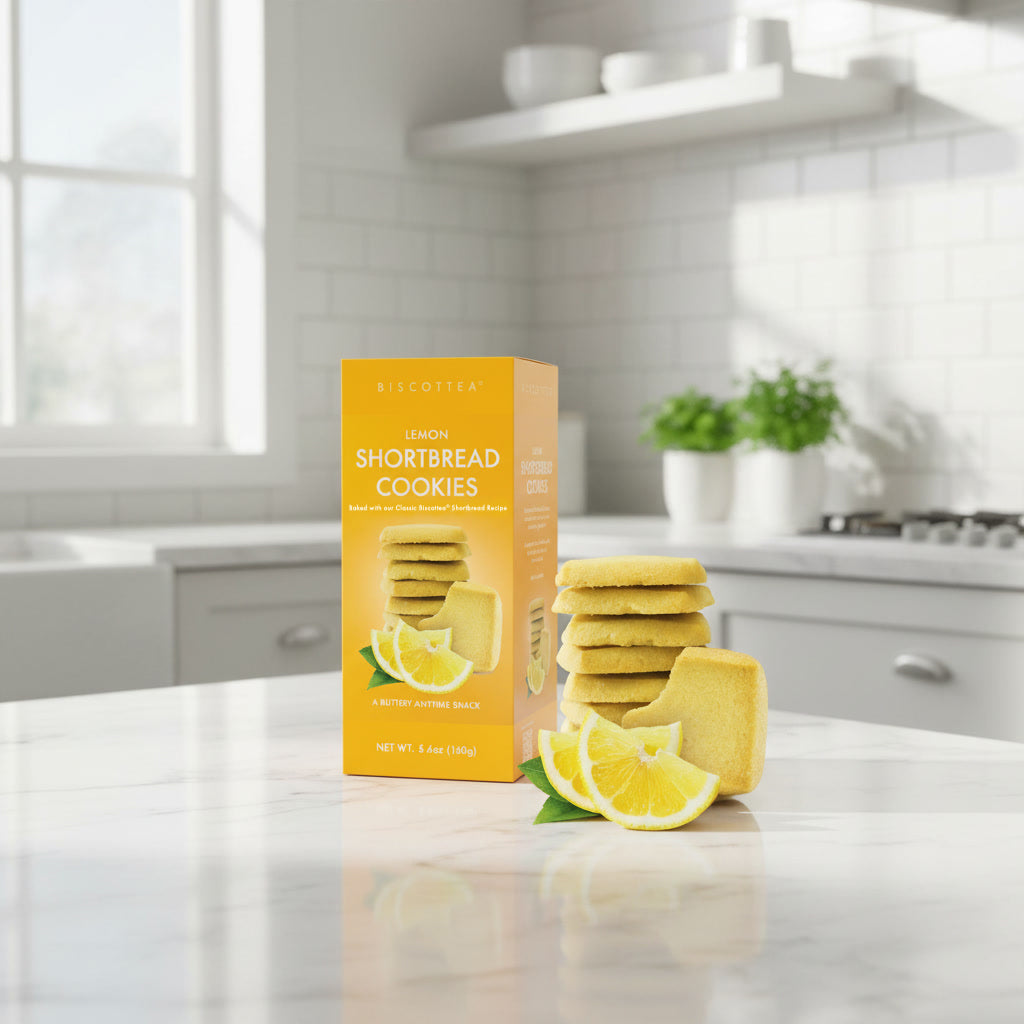Lemon Shortbread Cookies - Retail Box - 6ct